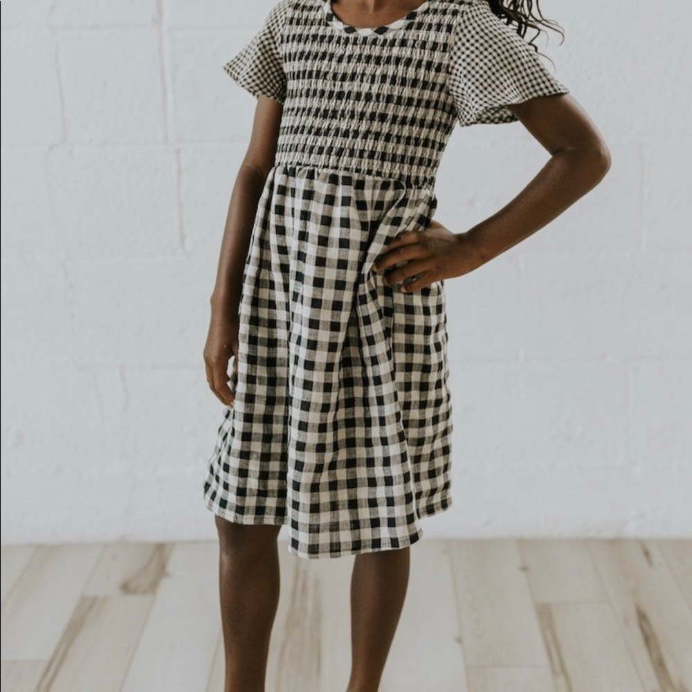 ROOLEE Mini Park Breeze Checkered Dress